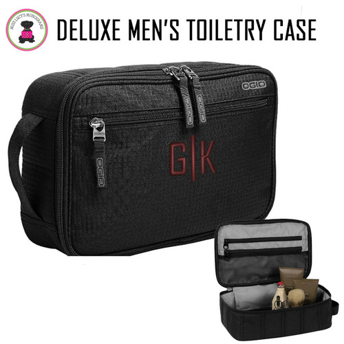 FOR HIM Monogrammed Deluxe Ogio Travel/Toiletry Dopp Kit - Black - FREE SHIP-Groomsmen Gift/Father's Day Gift/Grad Gift/Gift for Him/ Group Discount