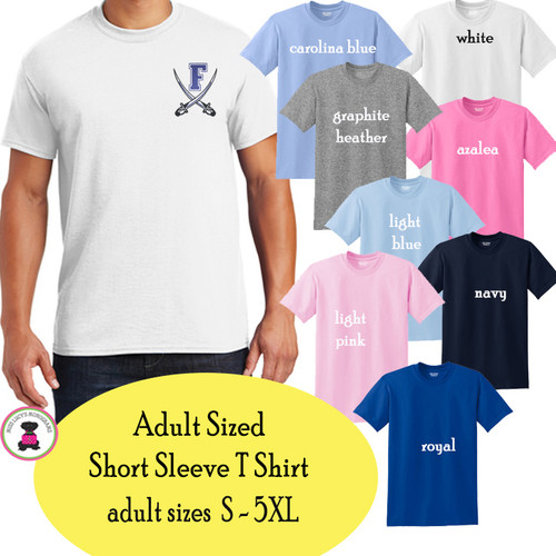 FANIN COUNTY  - Adult Sized Short Sleeve T Shirt - FREE SHIP