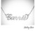 CARRIE Name Necklace  - Sterling Silver - Double Thickness - FREE SHIP
