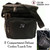 FOR HIM Monogrammed 2 Compartment Cooler Tote/Lunch Bag-Black-Free Ship/Group Gift/Teacher Gift/Back to School/Insulated Tote/Groomsmen Gift