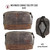 FOR HIM-Deluxe 3 pc Travel Set w Monogram-Waxed Canvas-Olive/Kakhi Trim-Free Ship-Men's Travel/Men's Duffel/Groomsmen/Father's Day/Grad Gift