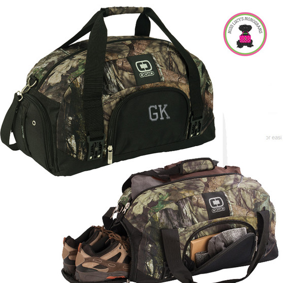 FOR HIM Monogrammed OGIO® Camo Big Dome Duffle-Mossy Oak Break-Up Country - FREE SHIP-Groomsmen Gift/Father's Day Gift/Grad Gift/Gift for Him 