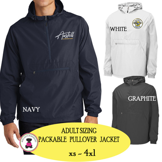 AUSTELL Elementary  - Adult Sized Packable Lightweight Pullover 