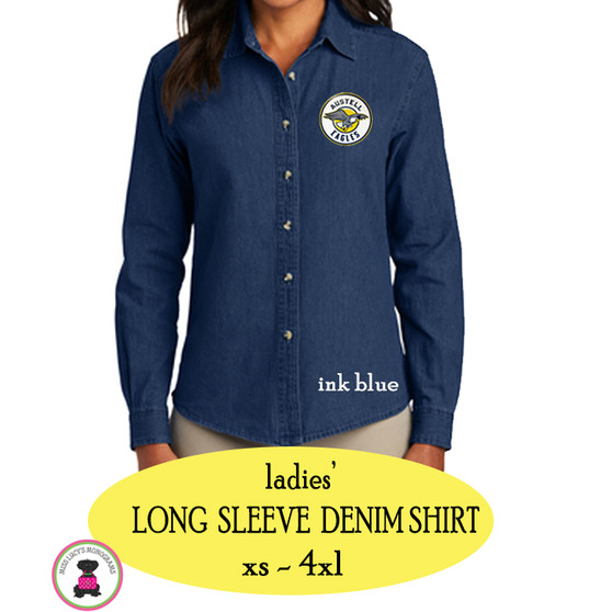  AUSTELL Elementary  - Ladies' Long Sleeve Denim Shirt