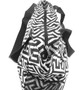 FOR HER Monogrammed  "The Perfect" Large Canvas Tote - Black and White Greek Key - FREE SHIP/Gift for Her/Bridesmaid Gift/Grad Gift/Cheer Gift / Dancer Gift /Mom Tote