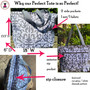 FOR HER Monogrammed  "The Perfect" Large Canvas Tote - Black and White Greek Key - FREE SHIP/Gift for Her/Bridesmaid Gift/Grad Gift/Cheer Gift / Dancer Gift /Mom Tote