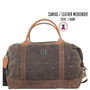 FOR HIM - Monogrammed Duffel - Waxed Canvas Deluxe Weekender - Olive/Kakhi Trim - FREE SHIP-Groomsmen Gift/Father's Day Gift/Grad Gift/Gift for Him/Group Discount  