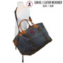 FOR HIM -Monogrammed WEEKENDER - Waxed Canvas Deluxe Weekender - Slate - FREE SHIP-Groomsmen Gift/Father's Day Gift/Grad Gift/Gift for Him/Group Discount  