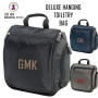 FOR HIM Monogrammed Deluxe Hanging  Toiletry Bag- FREE SHIP-Groomsmen Gift/Father's Day Gift/Grad Gift/Gift for Him/Corporate Gift/Travel Organizer