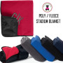 FOR HIM Monogrammed Poly/Fleece Stadium Blanket - FREE SHIP-Groomsmen Gift/Father's Day Gift/Grad Gift/Gift for Him/Group Discount 