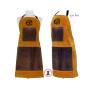 FOR HER Monogrammed Waxed Canvas Heavy Duty Unisex Apron -Mustard Yellow -FREE SHIP /Workshop Apron/DIY Gift /Mother's Day Gift/Gardener Gift/ Home Improvement 