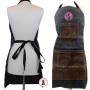FOR HER Monogrammed Waxed Canvas Heavy Duty Unisex Apron -Slate-FREE SHIP /Workshop Apron/DIY Gift /Mother's Day Gift/Gardener Gift/ Home Improvement 