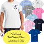 FANIN COUNTY  - Adult Sized Short Sleeve T Shirt - FREE SHIP