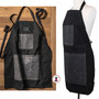 FOR HIM Monogrammed Waxed Canvas Heavy Duty Apron -Black  -FREE SHIP /Workshop Apron/Groomsmen Gift /Father's Day Gift/Gardener Gift/ DIY Gift 