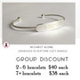 IN CHRIST ALONE  Engraved Silvertone Cuff Bangle-Free Ship/Christian Gift/Inspirational Gift/Grad Gift/Mother's Day Gift/Encouragement Gift