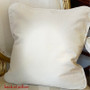 Merry Christmas 16" x 16" Embroidered Decorative Pillow-Natural/Silver Metallic Brushstripe-FREE SHIP/Family Christmas Gift/Christmas Gift/Chirstmas Decor/Hostess Gift