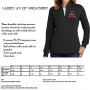 ALLATOONA SOCCER - Ladies' 1/4 Zip Sweatshirt 