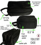 FOR HIM Monogrammed Toiletry / Dopp Kit Set-Black-Free Ship-Men's Travel Gift/Groomsmen Gift /Father's Day/Grad Gift/Tween Gift