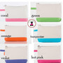 FOR HER Easy Order Pop of Color Canvas Cosmetic Bag-Polka Dots-FREE SHIP/Tween/Summer Camp/Grad Gift/Gift for Her/Team Gift/Flower Girl