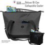 FOR HIM Monogrammed 18 Can Collapsible Cooler Tote -Free Ship/Group Gift/Teacher Gift/Back to School/Insulated Tote/Groomsmen Gift