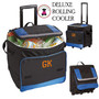 FOR HIM - Monogrammed Large Rolling Cooler-FREE SHIP-Family Travel/Bride / Grad Gift/Beach Cooler/Picnic Cooler / Camping Cooler/Groomsmen Gift/Newlywed Gift/Bridal Shower Gift