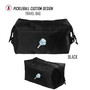Pickleball Custom Design Travel Bag-Black-Free Ship-Pickleball Team Gift/Pickleball Player Gift/Pickleball Case/Pickleball Gift/ Pickleball