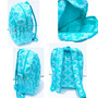 FOR HER Back to School Monogrammed 2 Piece Set-Bright Aqua Seaside Tile-Free Ship/Children Backpack/Birthday/Travel Backpack/Weekend Backpack/School
