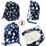 FOR HER Back to School Monogrammed Large Canvas Backpack-Upsy Daisy-Free Ship/Children Backpack/Birthday/Travel Backpack/Weekend Backpack/Back to School