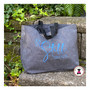 For His Glory Collection- Embroidered BLESSED Essential Zip Top or Open Small Tote-Gray Heather - FREE SHIP /Teacher Gift / Bible Study Bag/Inspirational Gift / Encouragement Gift/Gift Bag