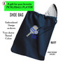 Pickleball Custom Design-FOR HIM Travel Shoe Bag with 2 INITIAL Monogram-NAVY-Free Ship-Pickleball Team Gift/Pickleball Player Gift/Pickleball