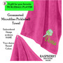 Pickleball Custom Design-FOR HER Microfiber Grommeted Sport Towel with Name /Team Name-Raspberry-Free Ship-Pickleball Team Gift/Player Gift
