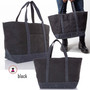FOR HIM Monogrammed XLarge Waxed Canvas Deluxe Boat Tote -Black/Slate-Free Ship/Men's Gift/Groomsmen Gift/Father's Day/Grad Gift/Weekender