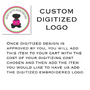 DIGITIZE My Logo for Embroidery - Price Starting at $25