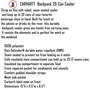 FOR HIM Monogrammed Carhartt® BACKPACK 20-Can Cooler - FREE SHIP-Groomsmen Gift/Father's Day Gift/Grad Gift/Gift for Him/Group Discount/Hiker Gift/Adventure Cooler/Picnic Cooler