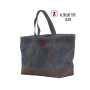 For the Golfer -Large Waxed Canvas Deluxe Boat Tote with Golf Design1 - Slate - FREE SHIP -Groomsmen Gift/Father's Day Gift/Grad Gift/Gift for Him/Group Discount /Golf Trip/Golfer Gift/