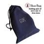 For the Golfer - Monogrammed ONE Shoe Bag for Travel with Golf Design 1  - Black - FREE SHIP / Men's Travel /Men's Shoe Bag/Groomsmen Gift /Father's Day Gift/Grad Gift/Golfer Gift/Golf Team Gift