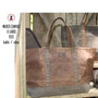 For the Golfer -Large Waxed Canvas Deluxe Boat Tote with Golf Design 2 - Black  - FREE SHIP -Groomsmen Gift/Father's Day Gift/Grad Gift/Gift for Him/Group Discount /Golf Trip/Golfer Gift/