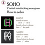 Garment Bag FOR HER with SOHO Specialty Monogram-Canvas Bag-Black-Free Ship.Group Travel Gift.Bridesmaid Gift.Grad Gift.Cheer Travel Bag.Dancer Garment Bag