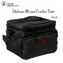 18 Can CornerStone® Cooler Tote with FOR HIM Monogram-Black-Free Ship-Groomsmen Gift / Fisherman Cooler/Boat Cooler/Teacher Lunch Tote/ Coach Gift / Golfer Travel Cooler Tote