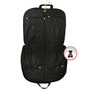 Monogrammed Canvas Garment Bag FOR HIM - Black -FREE SHIP-Groomsmen Gift.Father's Day Gift.Grad Gift.Gift for Him.Groom Gift. Business Travel Bag. Suit Travel Bag
