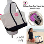 XL Boat Tote w SOHO Specialty Monogram-Free Ship.Bridesmaid Tote.Boat Tote.Grad Gift.Mom Gift.Beach Tote.Weekender.Cruise Tote.Travel Tote