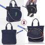FOR HER Monogrammed Navy Canvas Tennis Tote -Free Ship/Grad Gift/Tennis Player/Tennis bag/Tennis team/Sport Gift/Tennis Racquet Bag