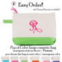 Cosmetic Bag-Easy Order Pop of Color-Victoria Initial-FREE SHIP.Cosmetic Bag.Summer Camp.Grad Gift.Birthday Gift.Team Gift.Flower Girl