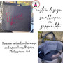 For His Glory Collection- Embroidered REJOICE Essential Zip Top or Open Small Tote-Gray Heather - FREE SHIP /Teacher Gift / Bible Study Bag/Inspirational Gift / Encouragement Gift/Gift Bag