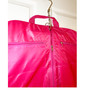 FOR HER Monogrammed Canvas Garment Bag - Hot Pink & White Greek Key  - FREE SHIP/Garment Bag / Monogrammed Garment Travel Bag/Teen Dress Bag/Dress Bag/Dancer Garment Bag /Flower Girl/Bat Mitzvah  