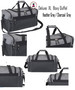 FOR HIM Monogrammed 2 PIECE Deluxe Travel Set-Gray/Charcoal Gray- Free Ship -Travel Set.Groomsmen Gift.Father's Day.Grad Gift.Bar Mitzvah Gift.Overnight Travel Set