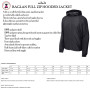 HENDRICKS ELEMENTARY    - Adult Sized Lightweight Full Zip Hooded Jacket