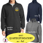 HENDRICKS ELEMENTARY   - Men's Quarter Zip Sweatshirt Pullover 