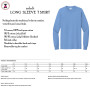2026  HENDRICKS ELEMENTARY  - Adult Sized Long Sleeve T Shirt