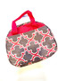 FOR HER Monogrammed Insulated Lunch Tote - Seaside Tile - Gray/Hot Pink/White - FREE SHIP/back to school/lunch tote/elementary lunch bag/teacher lunch bag 